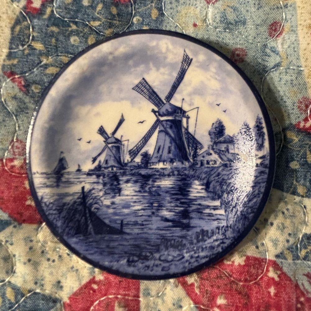 Delft Hand Decorated Plate